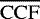 $\overline{\mathrm{CCF}}$