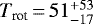 $T_{\textrm{rot}}\,{=}\,51_{-17}^{&#x002B;53}$