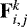 ${\bf{F}}_{i,j}^k$