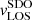 $ \mathit{v}^{\mathrm{SDO}}_{\mathrm{LOS}} $