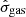 $ \hat{\sigma}_{\mathrm{gas}} $