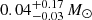 $ 0.04^{+0.17}_{-0.03}\,M_\odot $