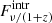 $ F_{\nu/(1+z)}^{\mathrm{intr}} $