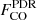 $ F_{\mathrm{CO}}^{\mathrm{PDR}} $