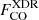 $ F_{\mathrm{CO}}^{\mathrm{XDR}} $