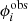 $ \phi_i^{\rm obs} $