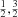 $ _{\frac{1}{2},\frac{3}{2}} $