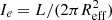 $ I_e=L/(2\pi R_{\rm eff}^2) $