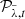 $ \mathcal{P}_{\tilde{\lambda},t} $