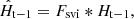 $$ \begin{aligned}&\hat{H}_{\rm t-1} = F_{\rm svi} *H_{\rm t-1},\end{aligned} $$