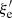 $ \xi^\prime_{\rm e} $