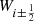 $ W_{i\pm\frac12} $