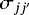 $\sigma _{jj^{\prime}}$