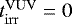 $t_{\mathrm{irr}}^{\mathrm{VUV}}= 0$