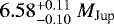 $6.58^{&#x002B;0.11}_{-0.10}~M_{\textrm{Jup}}$