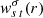 $ w^{\sigma}_{s\,t}(r) $