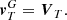 $$ \begin{aligned} \boldsymbol{v}^G_T=\boldsymbol{V}_T .\end{aligned} $$