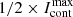 $ 1/2\times I_{\mathrm{cont}}^{\mathrm{max}} $
