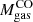 $ M_{\mathrm{gas}}^{\mathrm{CO}} $