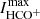 $ I_{\rm HCO^+}^{\rm max} $