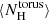 $ \langle N_{\mathrm{H}}^{\mathrm{torus}}\rangle $