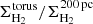$ \Sigma_{\rm H_2}^{\rm torus}/\Sigma_{\rm H_2}^{\rm 200\,pc} $