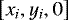 $\left[x_{i},y_{i},0\right]$