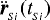 $\ddot{\boldsymbol{r}}_{_{Si}}(t_{_{Si}})$