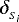 $\delta_{_{S_{i}}}$