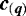 $\boldsymbol{c}_{\left(\boldsymbol{q}\right)}$