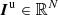 $ {{\boldsymbol{I}}^{{{\rm{u}}}}}\in {\mathbb{R}}^N $