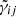 $ {\tilde\gamma}_{ij} $