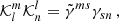 $$ \begin{aligned} \mathcal{K} ^{m}_{l}\mathcal{K} ^{l}_{n}=\tilde{\gamma }^{ms}\gamma _{sn}\,, \end{aligned} $$