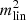 $ m_{\rm lin}^2 $