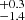 $ _{-1.4}^{+0.3} $