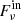 $ {F^{\mathrm{in}}_{\nu}} $