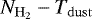 $N_{\mathrm{H_2}}-T_{\rm{dust}}$