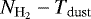$N_{\mathrm{H_2}}-T_{\textrm{dust}}$