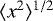 $\langle x^{2} \rangle^{1/2}$