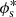 $ \phi^{*}_{\mathrm{s}} $