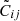 $ \tilde{C}_{ij} $