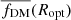 $ \overline{f_{\mathrm{DM}}}(R_{\mathrm{opt}}) $
