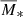 $ \overline{M}_* $