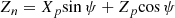 $$ \begin{aligned} {Z_n}={X_p}{\sin {\psi }}+{Z_p}{\cos {\psi }} \end{aligned} $$
