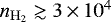 $n_{\mathrm{H}_2}\gtrsim3\,{\times}\,10^{4}$