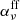 $ \alpha_\nu^{\rm ff} $