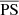 $ \overline{\mathrm{PS}} $