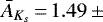 $\bar{A}_{K_s}\,{=}\,1.49\,{\pm}$