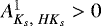 $A^1_{K_s,\ HK_s}>0$