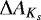 $\Delta A_{K_s}$